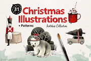 Christmas Illustrations - Inktober, an Animal Illustration by Lisa's Balcony (Thumbnail 1 of 6)