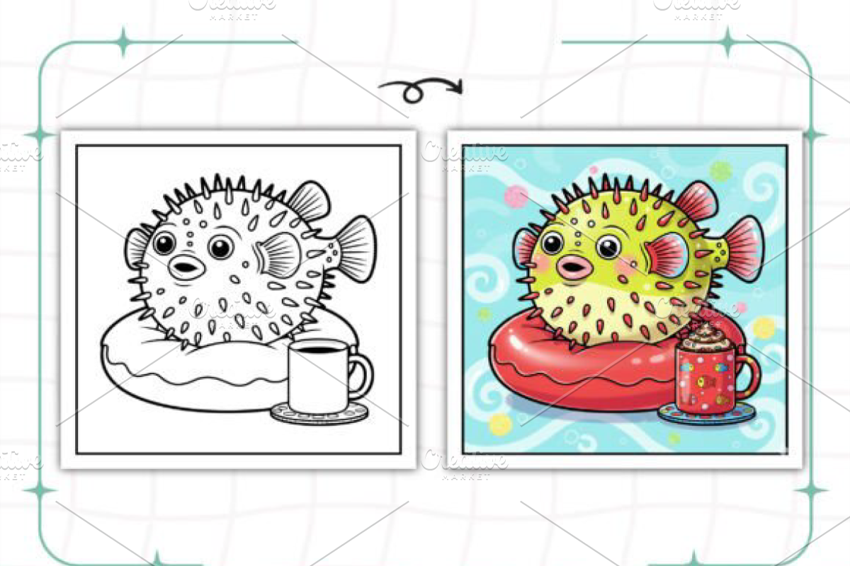 Bold and Easy Comfy Ocean, an Animal Illustration by Ink Gallery (Photo 3 of 9)