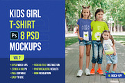 Kids Girl T-Shirt PSD Mockups Vol7, a Shirt Mockup by Hi, Mock-Up! (Thumbnail 1 of 8)