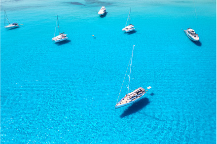 Aerial view of beautiful luxury, a Nature Photo by den-belitsky