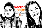 Vector Tracing Photoshop Action