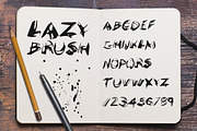 LazyBrush font, a Font by Mike Brennan Art & Design (Thumbnail 2 of 3)