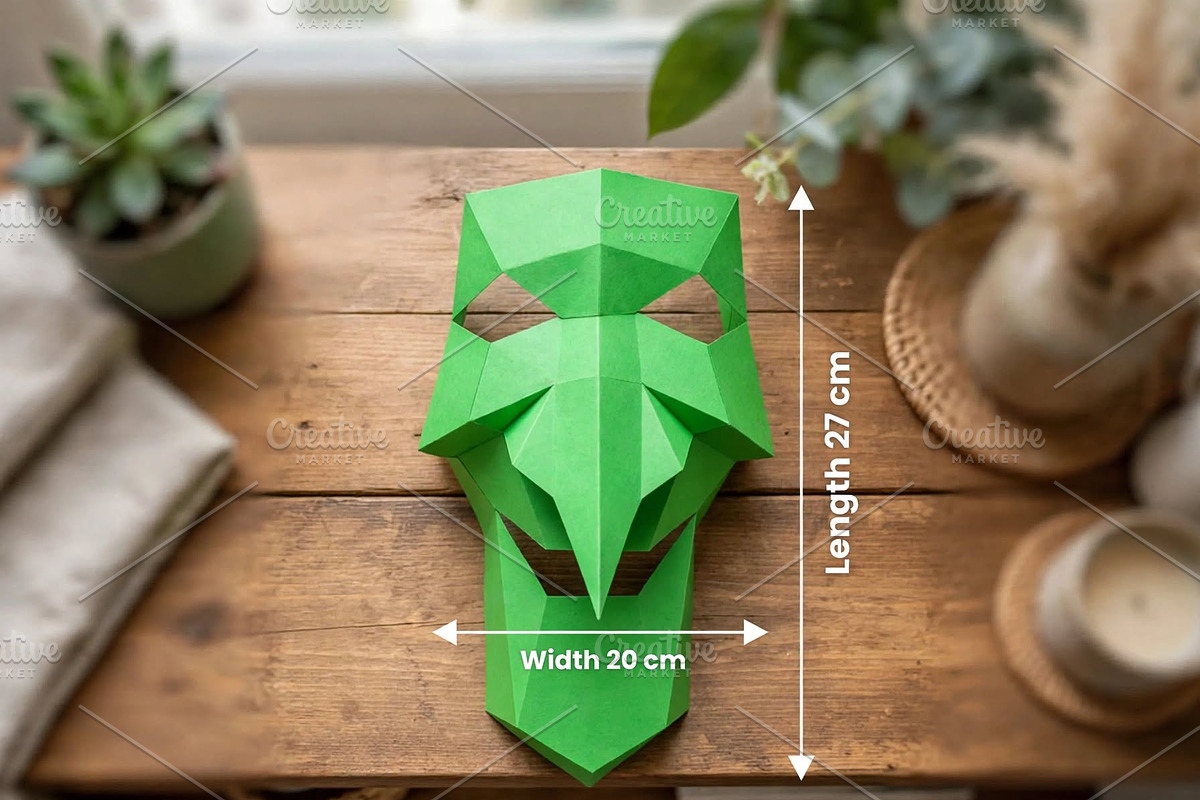 Hallowen Witch Mask, a Card Template by PAPER amaze (Photo 5 of 6)