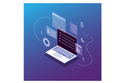 Business isometric design vector, an Object Illustration by foxndeer (Thumbnail 2 of 4)