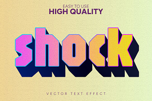 Shock Text Effect, a Layer Style Add-On by CreativeShaper