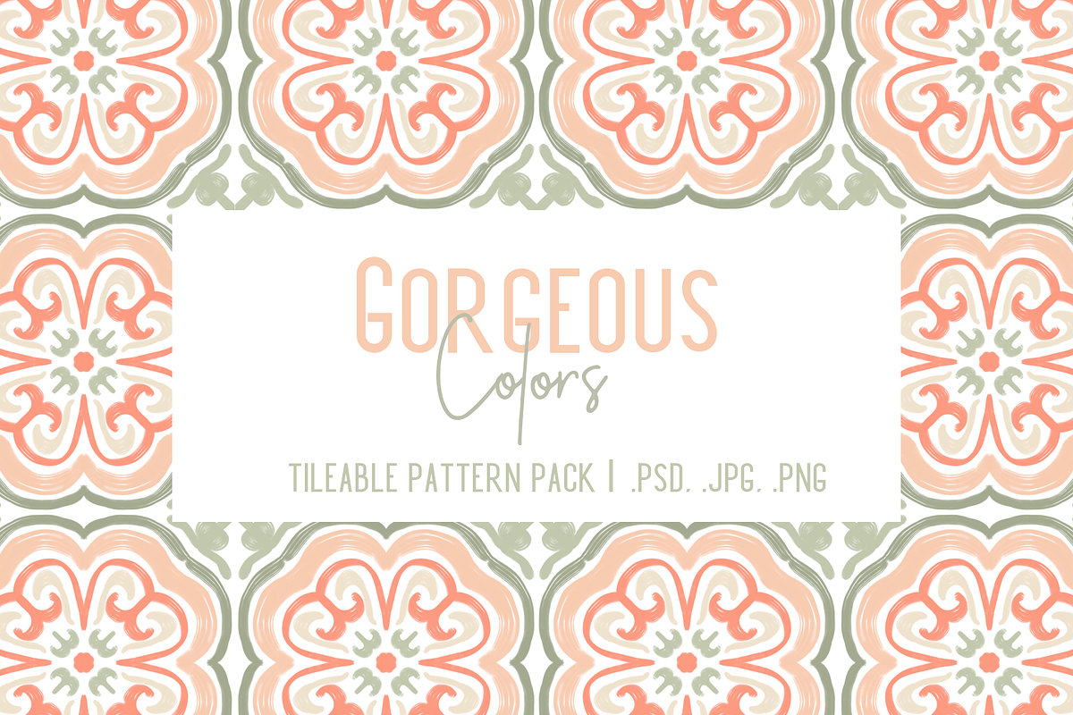 Peaches and Sage Seamless Patterns, a Pattern Graphic by TheLegacyBrandingCo (Photo 8 of 14)