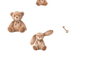 Bunny and Bear pattern, a Pattern Graphic by maniamantellina (Thumbnail 2 of 3)