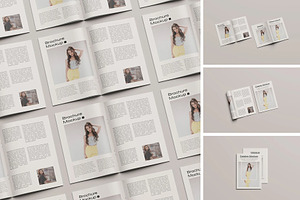 A4 Brochure Catalog Mockup, an Advertising Mockup by Hubzway