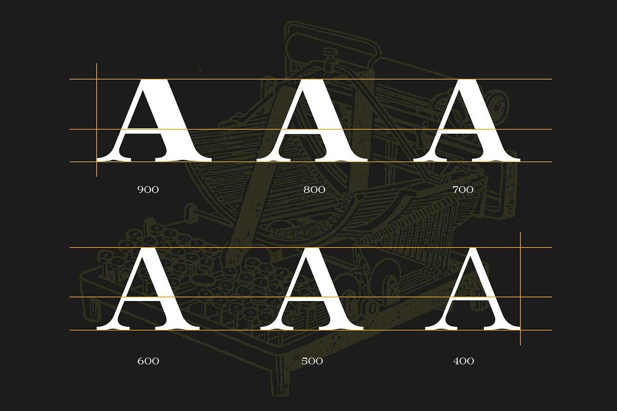 Hendry - Vintage Serif Family, a Serif Font by Novitype (Photo 9 of 12)