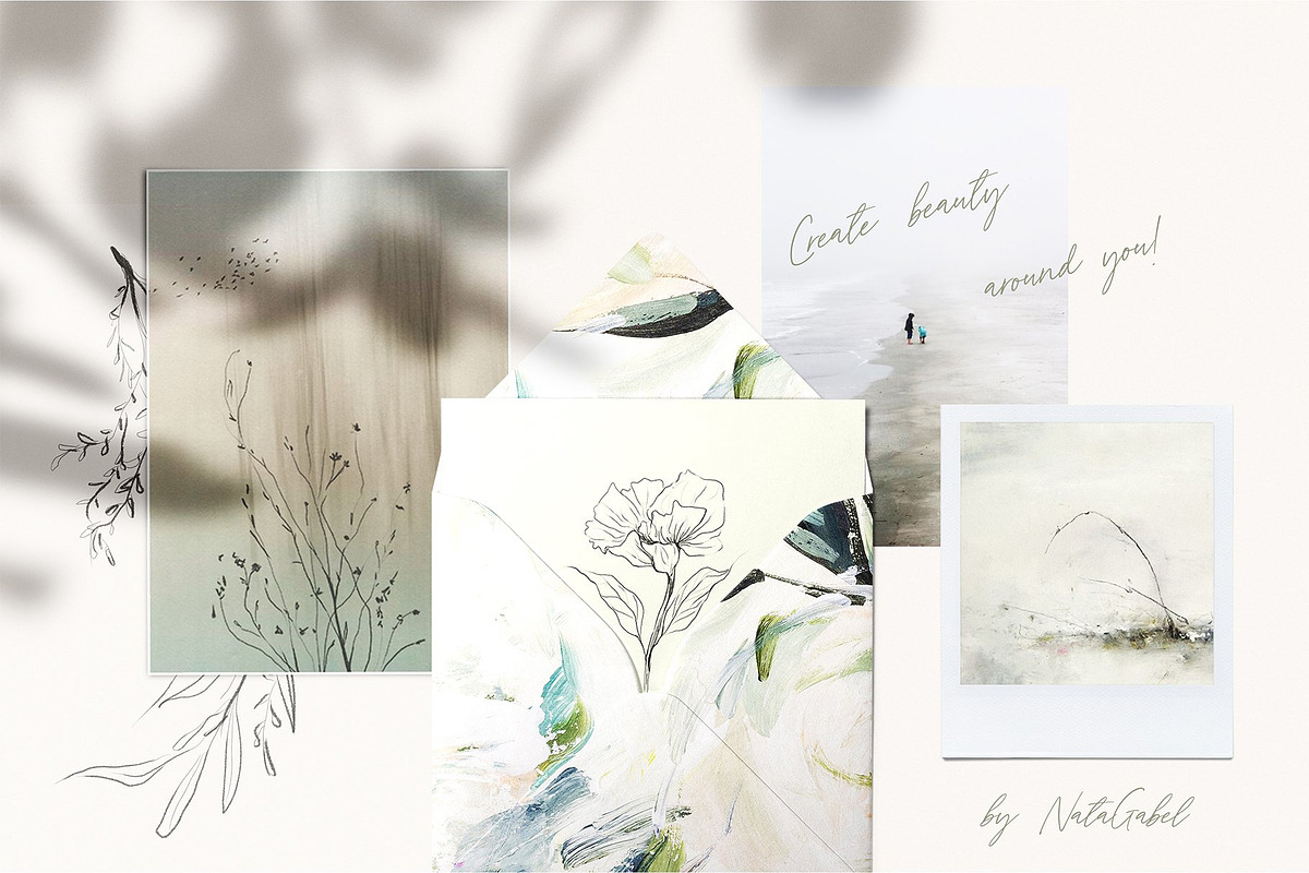 ABSTRACT ART- design set, a Texture Graphic by Natalia Tugova (Photo 3 of 9)