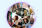 Collage Photo Frame Design Bundle, a Print Template by MRI STUDIO (Thumbnail 5 of 52)