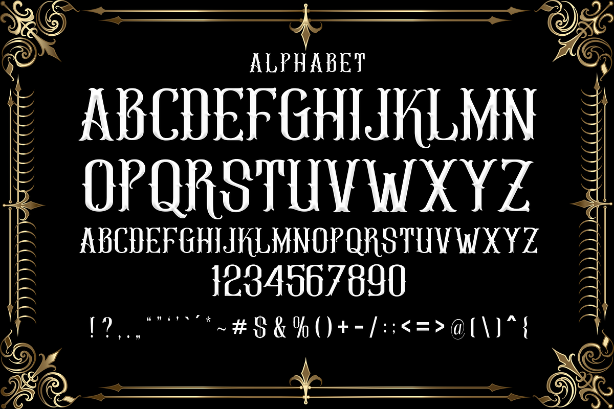 RABASCO, a Blackletter Font by dansdesign (Photo 5 of 8)