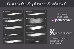 Procreate Beginners Brushset