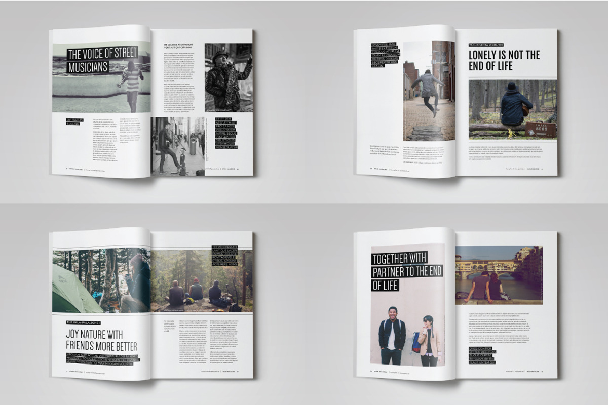 Indesign Magazine Template, a Magazine Template by banks (Photo 4 of 5)