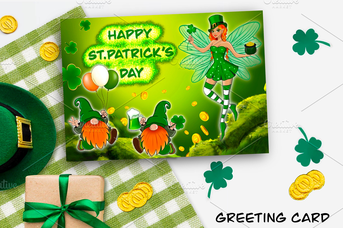 St.Patrick's Day Collection, a Seasonal Illustration by MarisoArt (Photo 3 of 4)