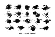 Ink Brush Stroke for Photo Overlay, a Brush Add-On by freeject.net (Thumbnail 4 of 5)
