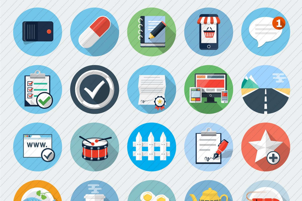 280 Flat Web icons., an Icon by Dacian Galea (Photo 4 of 4)