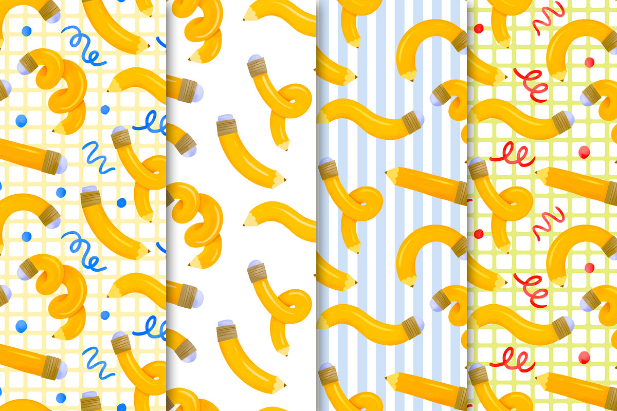 Bent Yellow Pencils Back to School, an Object Graphic by the_myro (Photo 2 of 3)