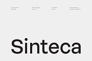 Sinteca Sans Serif, a Sans Serif Font by Yukita Creative (Thumbnail 1 of 10)
