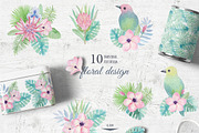 Tropical design. Plumeria., an Illustration by BrushArtDesigns (Thumbnail 2 of 2)