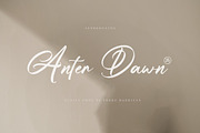 Anter Dawn - Script Font, a Script Font by FHFont (Thumbnail 1 of 5)