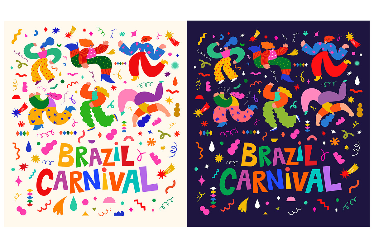 Happy Carnival collection!, a Person Illustration by MoleskoStudio (Photo 6 of 9)
