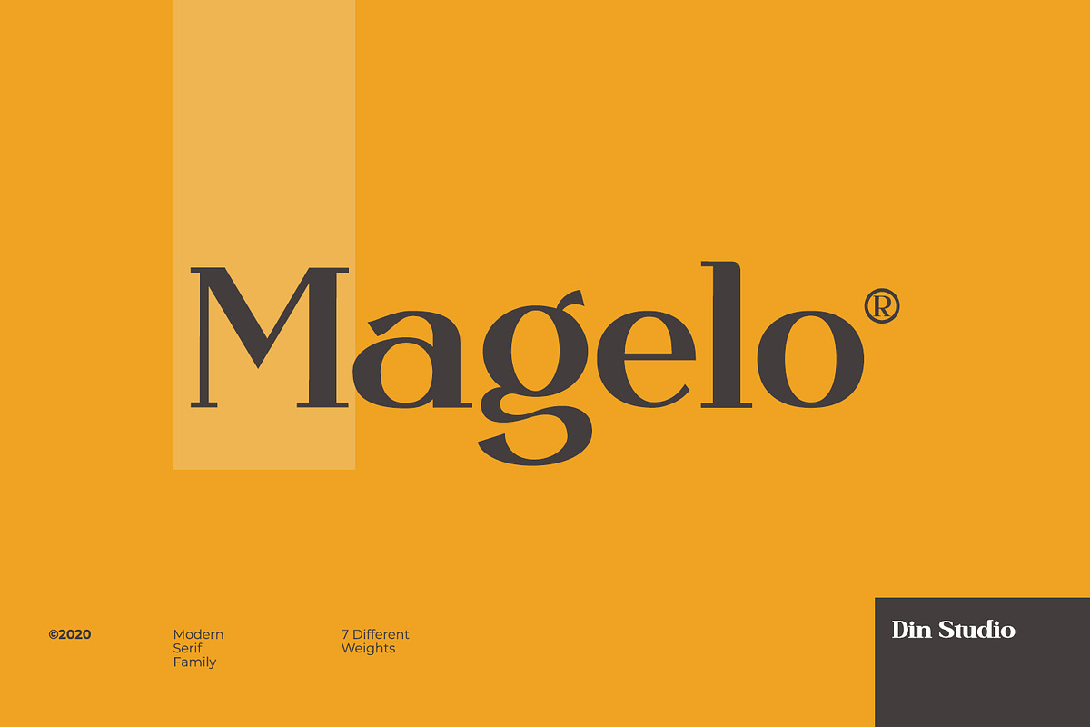 Magelo, a Serif Font by din-studio.com (Photo 1 of 16)