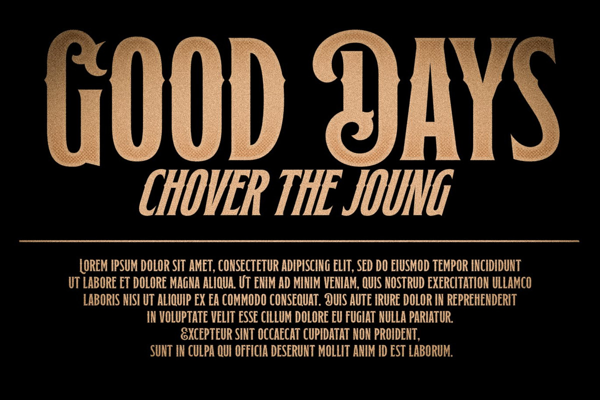 Goodall - Serif Display Font Duo, a Serif Font by Luna Shop (Photo 5 of 7)