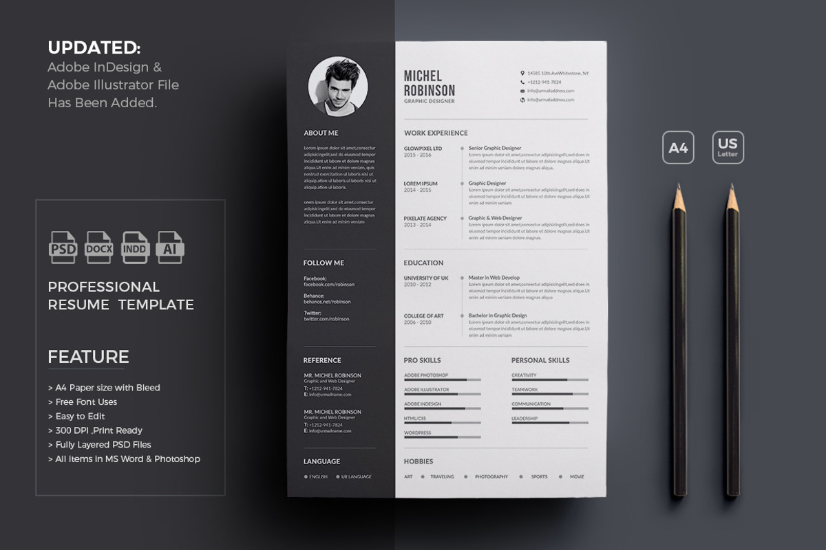Resume/CV, a Resume Template by deviserpark (Photo 2 of 7)