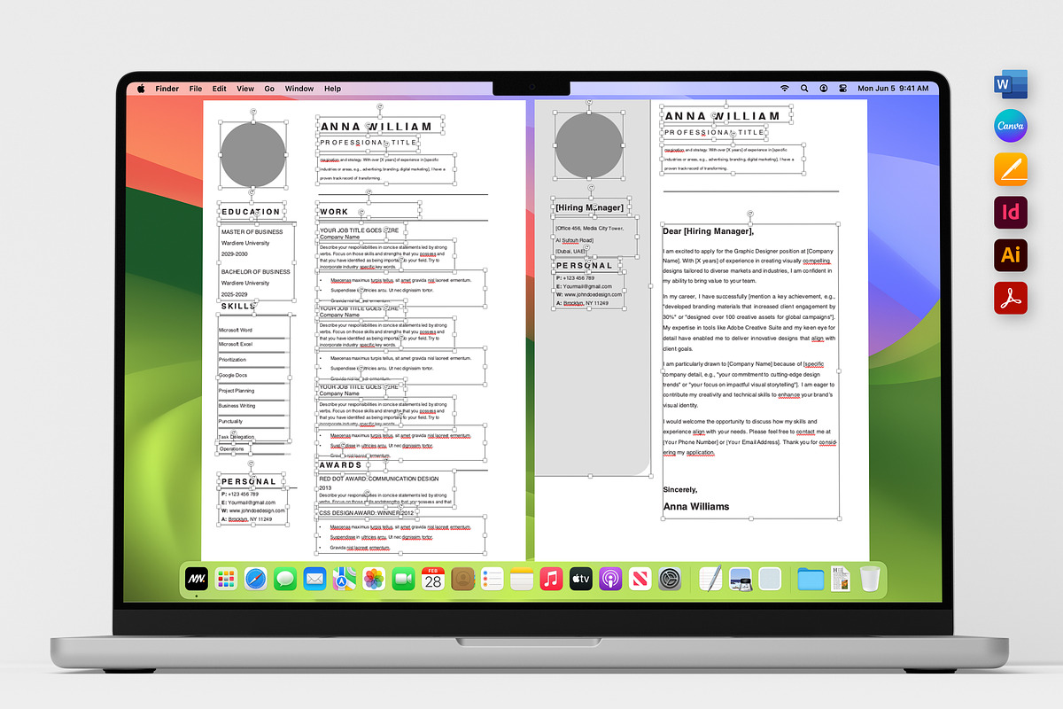 Work Proposal Design, a Resume Template by Nur Designer (Photo 4 of 4)