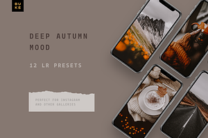 12 Deep Fall Lightroom Presets Pack