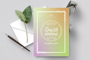 Wedding Invitation Card, a Stationery Template by ContestDesign