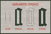 Gargamoth - Blackletter Typeface, a Blackletter Font by Letterhend Studio (Thumbnail 2 of 8)