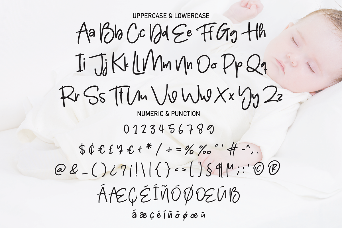 Chubby And Sweet | Script Font, a Script Font by Scratchones (Photo 4 of 8)