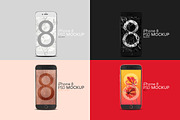 Multiple Colors iPhone 8 PSD Mockups, an iPhone Mockup by Sinlatown (Thumbnail 3 of 11)