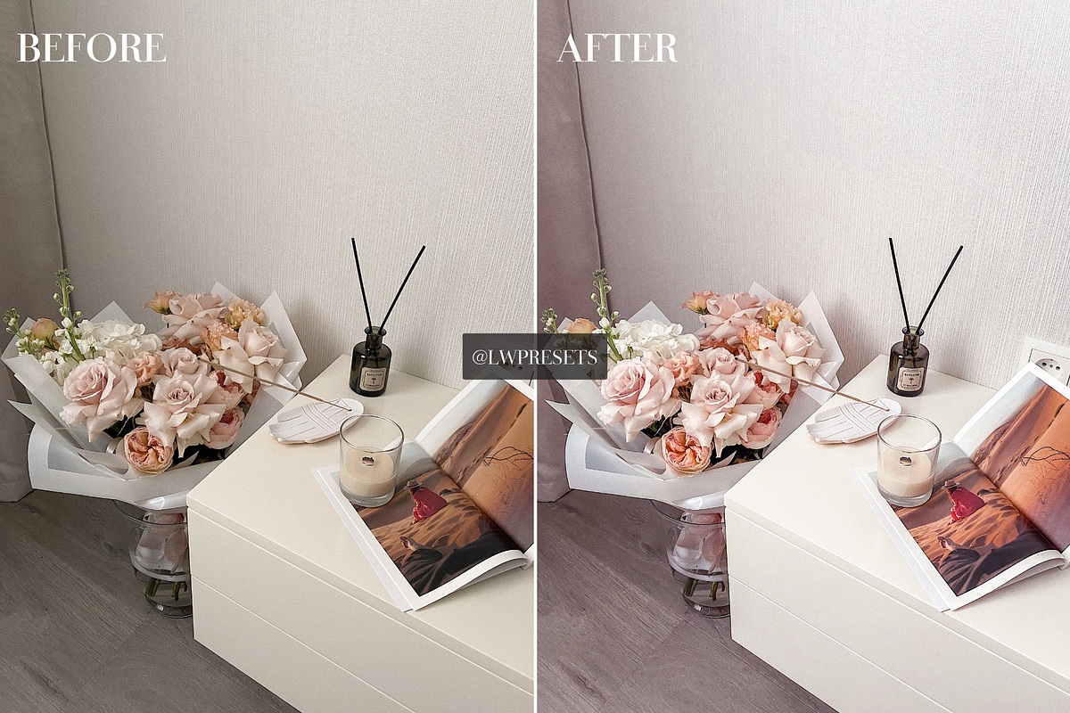 15 Pink Aesthetic Lightroom Presets, a Preset Add-On by LWPRESETS (Photo 4 of 7)