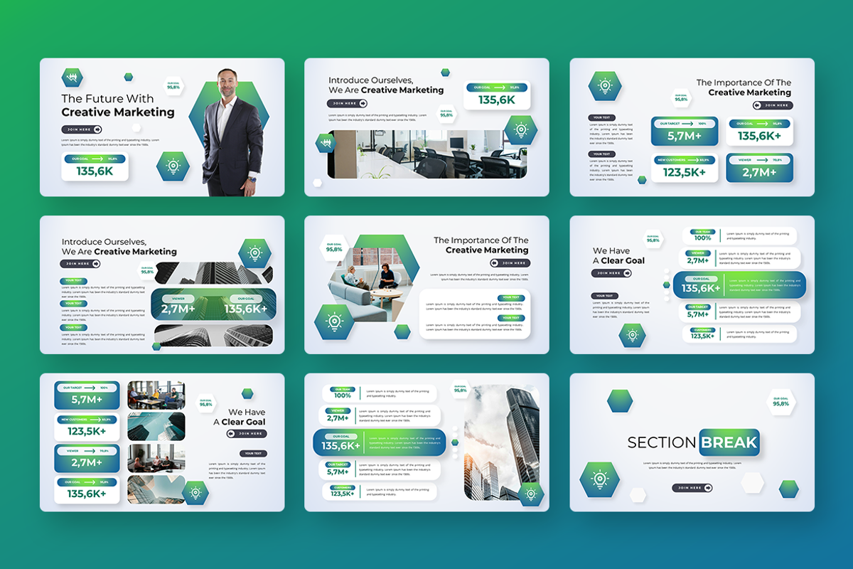 Creative Marketing - Google Slides, a Presentation Template by QR Design Studio (Photo 2 of 3)