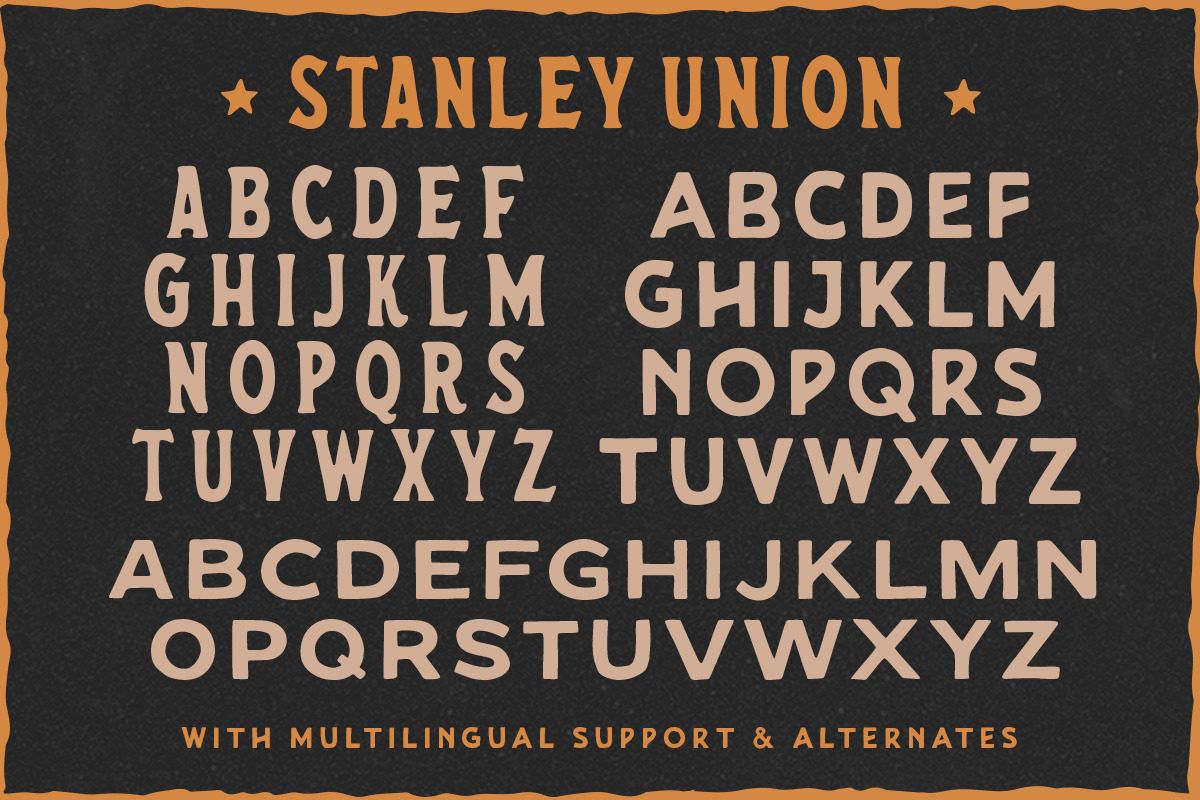 Stanley Union & Extras, a Sans Serif Font by IronbirdCreative (Photo 9 of 9)