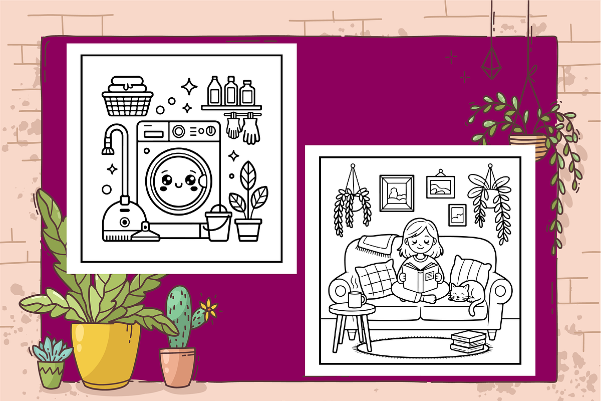 Cozy Girl Homebody Cute & Comfy, an Animal Illustration by Printable Design Store (Photo 3 of 6)