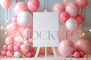 Pink Welcome Sign Mockup, 18x24 Mock, a Product Mockup by TatiMockup (Thumbnail 1 of 5)