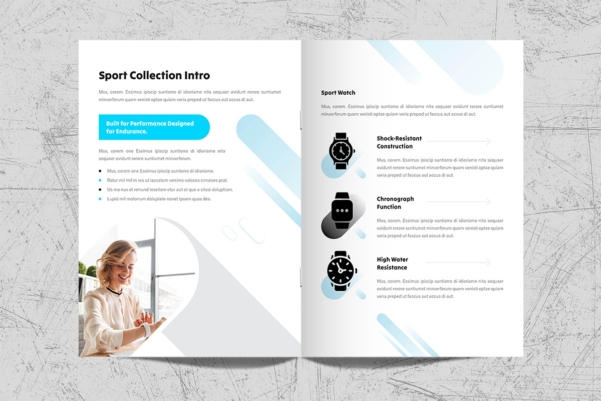 Watch Catalogue Template Design, a Brochure Template by White Graphic (Photo 6 of 11)