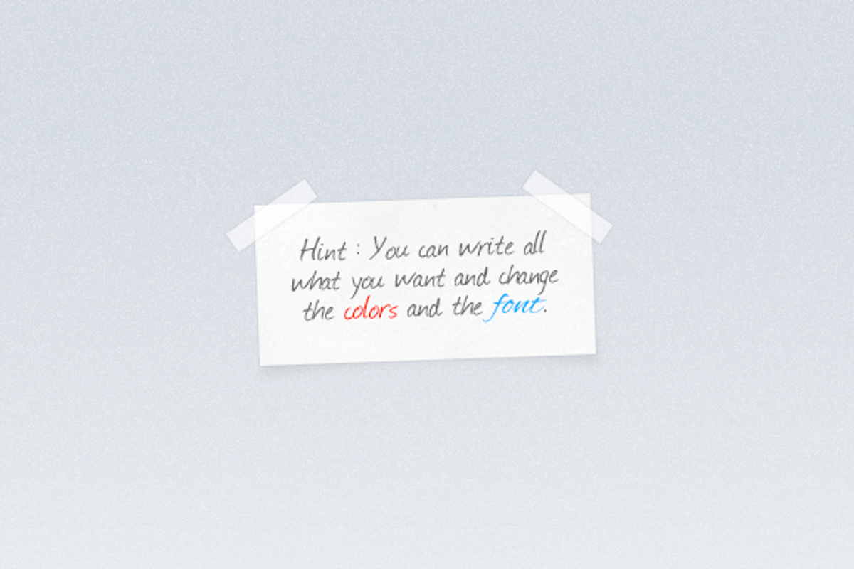 Hint paper, a Product Mockup by mynameisyanick (Photo 1 of 3)