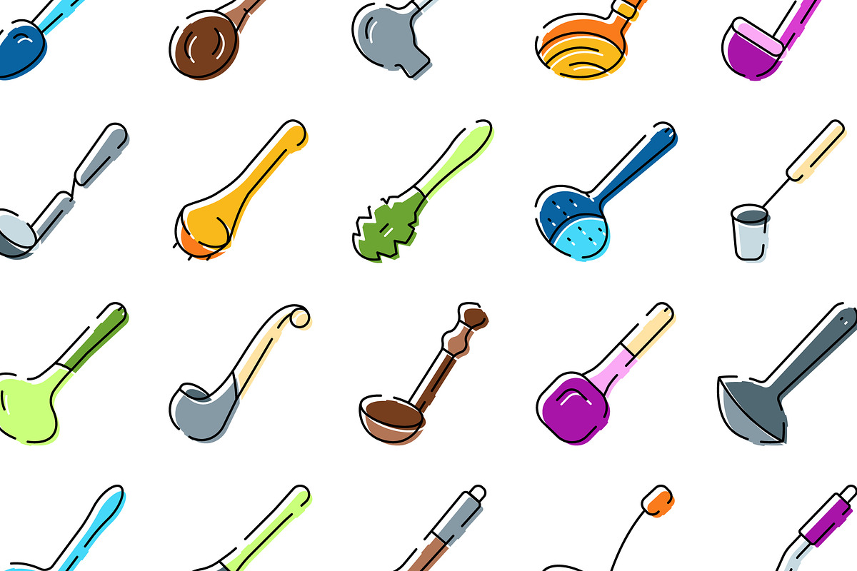 Kitchen utensils set for cooking and, an Object Graphic by pikepicture (Photo 3 of 3)