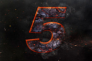 Magma Text Effect Photoshop Action, an Action Add-On by DESIGNAVO (Thumbnail 5 of 9)
