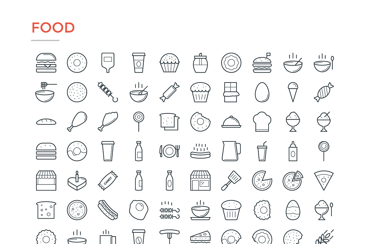 4800 Line Icons Pack, an Outline Icon by Vectors Market (Photo 8 of 13)