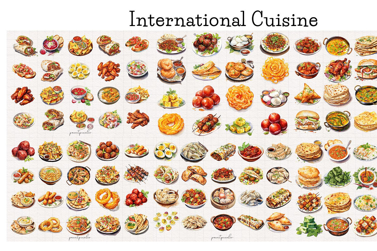 Food Clipart Mega Bundle, a Food Illustration by PaintPixelCo (Photo 16 of 19)