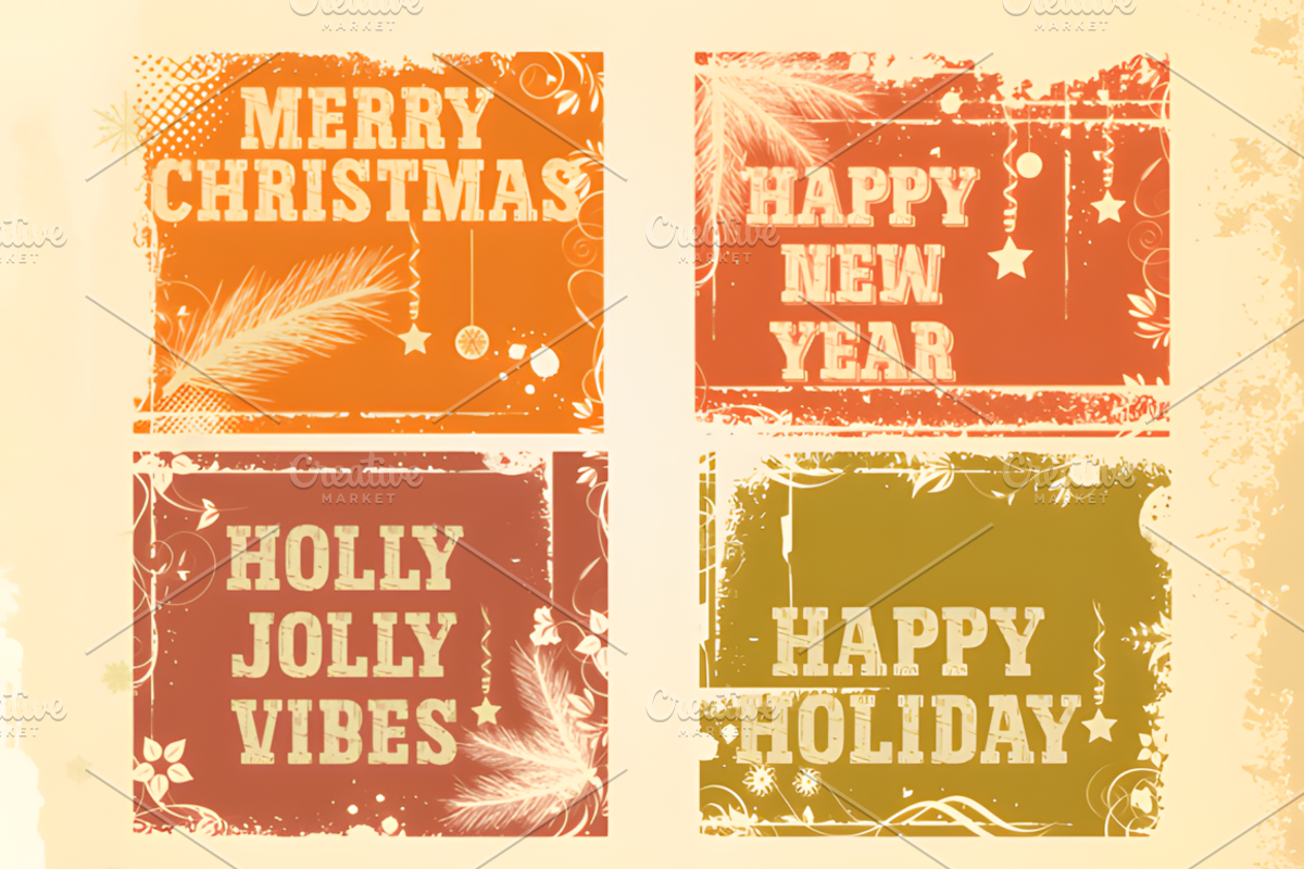 Vintage Christmas Font, a Script Font by Coco Bloom (Photo 2 of 6)