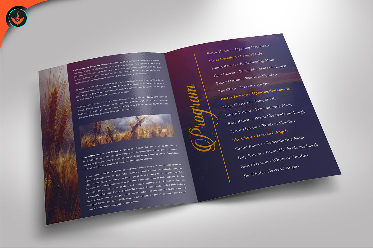 Royal Church Anniversary Program, a Brochure Template by SeraphimChris (Photo 3 of 8)