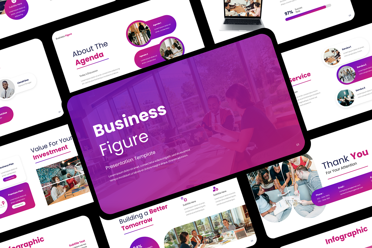 800+ Powerpoint Slides Bundle, a Presentation Template by Hammad Arif (Photo 7 of 30)
