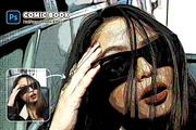 Comic Book Halftone Photo Effect, a Preset Add-On by Andrew Skoch Design (Thumbnail 5 of 6)